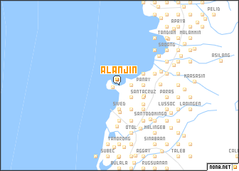 map of Alanjin