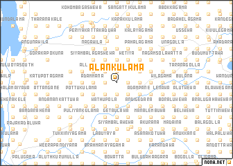 map of Alankulama