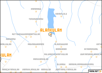 map of Alankulam