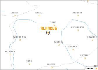 map of Alankuş