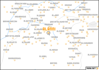 map of Al ‘Annī