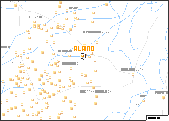 map of Alāno