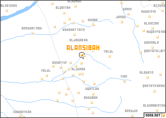 map of Al ‘Anşibah