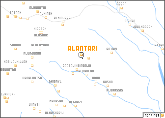 map of Al ‘Antarī