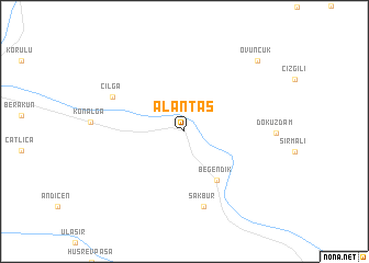 map of Alantaş