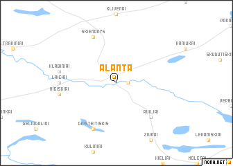 map of Alanta