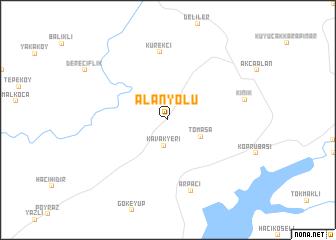 map of Alanyolu