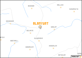 map of Alanyurt