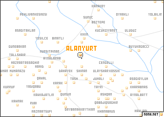 map of Alanyurt