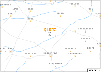 map of Al ‘Anz