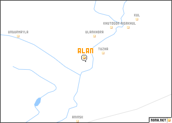map of Alan