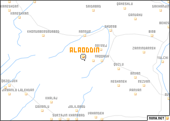 map of ‘Alā\