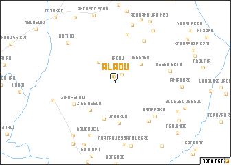 map of Alaou