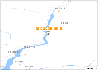 map of Alapaakkola