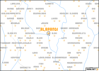 map of Alapandi