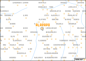 map of Alapapo