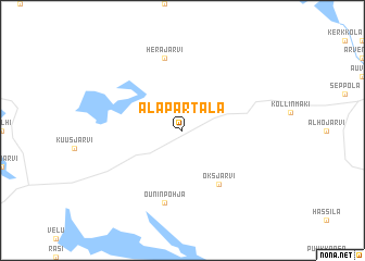 map of Ala-Partala