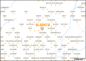 map of Alapata