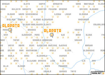 map of Alapata