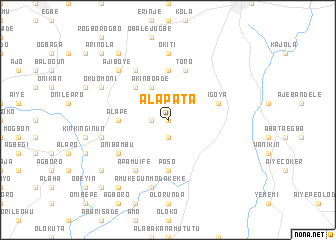 map of Alapata