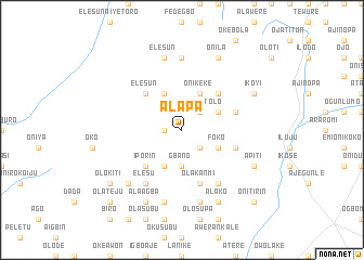 map of Alapa