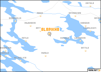 map of Alapikha