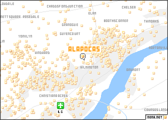 map of Alapocas