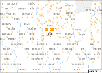 map of Alapo