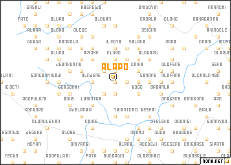 map of Alapo