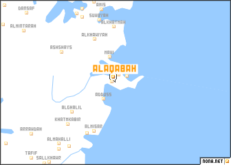 map of Al ‘Aqabah