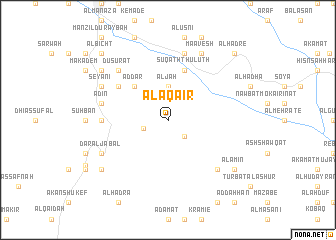 map of Al ‘Aqāʼir