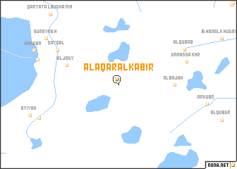 map of Al ‘Aqar al Kabir