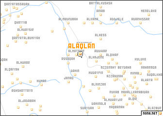 map of Al ‘Aqlān