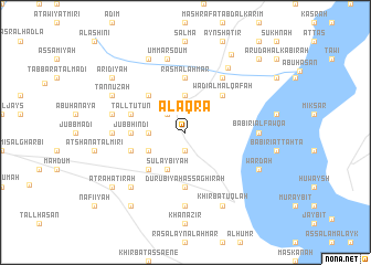 map of Al Aqra‘