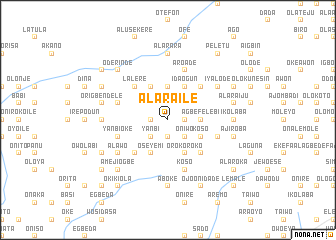 map of Alara Ile