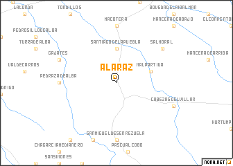 map of Alaraz