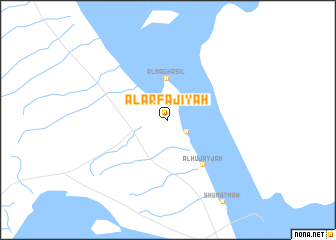map of Al ‘Arfajīyah