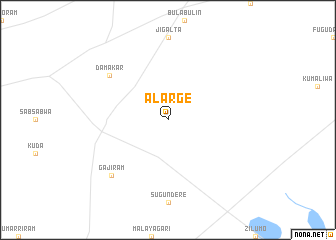 map of Alarge