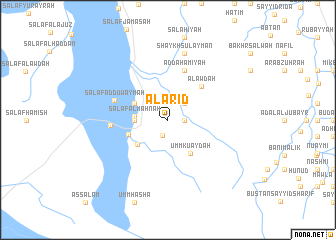 map of Al ‘Arīḑ