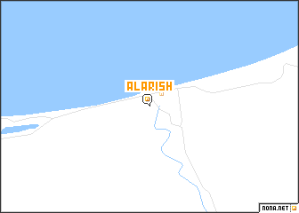 map of Al ‘Arīsh