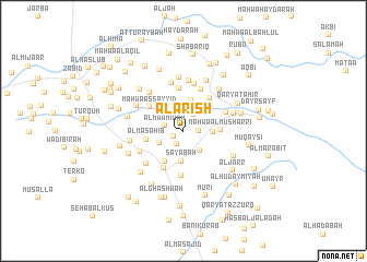 map of Al ‘Arīsh