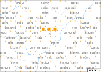 map of Alarode