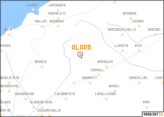 map of Alaró