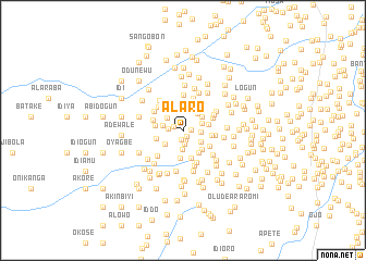 map of Alaro