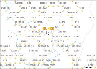 map of Alaro
