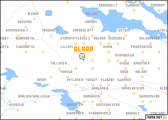 map of Alarp