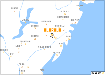 map of Al ‘Arqūb