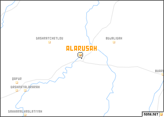 map of Al ‘Arūsah