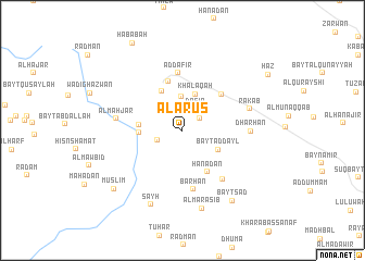 map of Al ‘Arūs