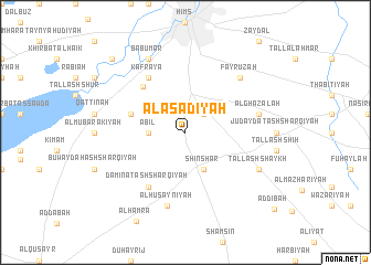 map of Al As‘adīyah